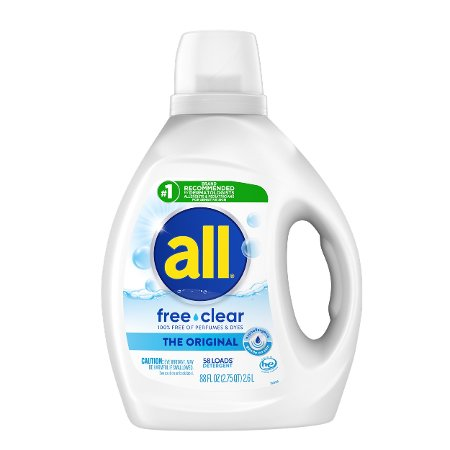 Save $1.50 on any ONE (1) all® free clear Product (valid on any size; excluding trial/travel size)
