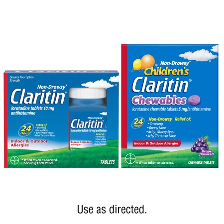 Save $10.00 on any ONE (1) Non-Drowsy Claritin® or Children's Claritin® 56ct or larger (excludes Claritin-D®)