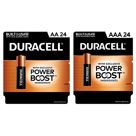 Save $4.50 on any ONE (1) Duracell Coppertop AA/AAA 24-pk