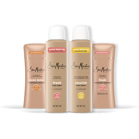 Save $4.00 on any ONE (1) SheaMoisture&reg; 2.6oz Deodorant, 2.6oz Antiperspirant or Whole Body item