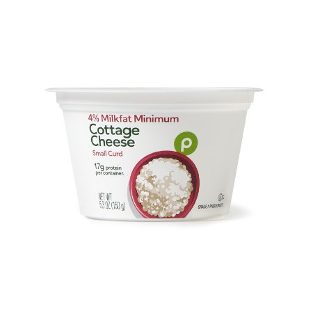 Save $.25 Off The Purchase of One (1)  Publix Cottage Cheese Small Curd, 5.3-oz cup