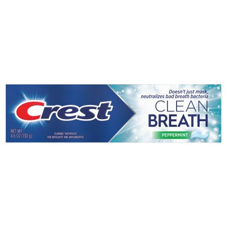 Save $5.00 on ONE Crest Clean Breath 4.6oz or larger toothpaste (excludes all other variants, kids and trial/ travel size).