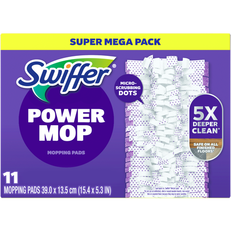 Save $10.00 on TWO Swiffer PowerMop, Sweeper Deluxe, 6ft Duster Starter Kit OR Swiffer Refill (includes 38ct or Larger Dry and Wet cloth refills, 32ct