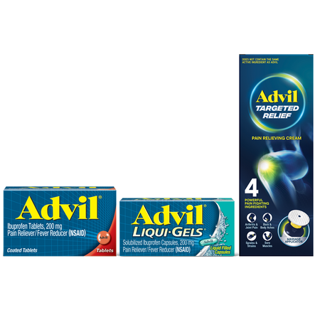 Save $4.00 on any ONE (1) Advil 144ct+, PM 80ct+ or Targeted Relief
