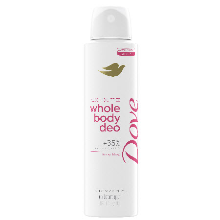 Save $5.00 on any ONE (1) Dove Whole Body Deodorant (excludes Trial & Travel and Dove Men+Care)
