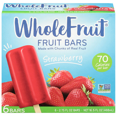 Save $1.50 on any ONE (1) WholeFruit Fruit Bars 6-ct.