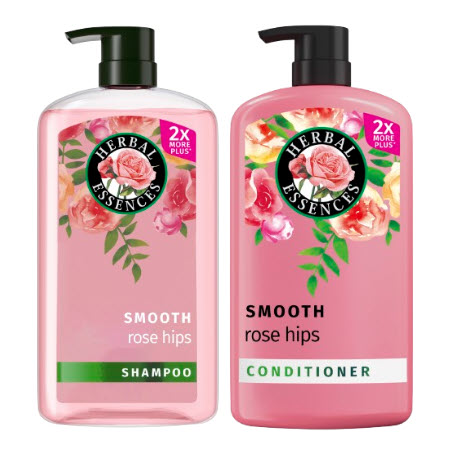 Save $7.00 on any TWO (2) Herbal Essences Classics Shampoo or Conditioner Products (excludes Pure Plants Blend and trial/travel size)