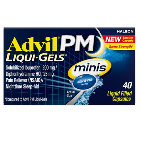Save $3.00 on ONE (1) Advil PM Liqui-Gels Minis 40ct+