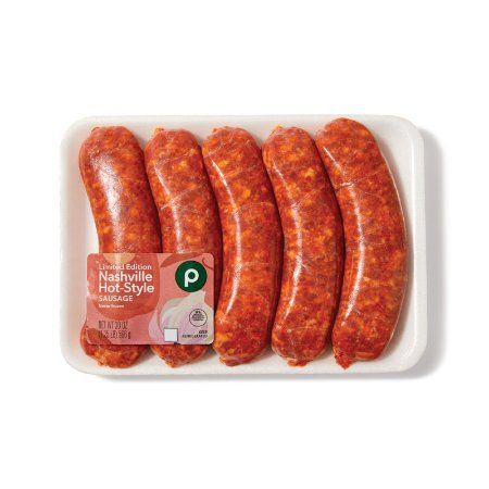 $1.00 Off The Purchase of One (1) Publix Nashville Style Hot Pork Sausage Limited Time Only, 20-oz pkg.