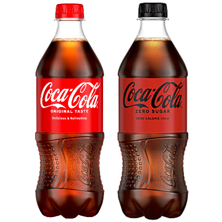 Buy any ONE (1) Coca-Cola 20oz Soft Drinks Product and Get ONE (1) Coca-Cola Zero Sugar or Diet Coke 20oz Product Free (Excludes Dr Pepper and Dasani)
