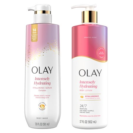 Save $7.00 on TWO Olay Body Wash 28oz, Body Wash 26oz, Body Wash 20oz OR Olay Hand & Body Lotion 17oz O(excludes Indulgent Moisture Body Wash 20oz and