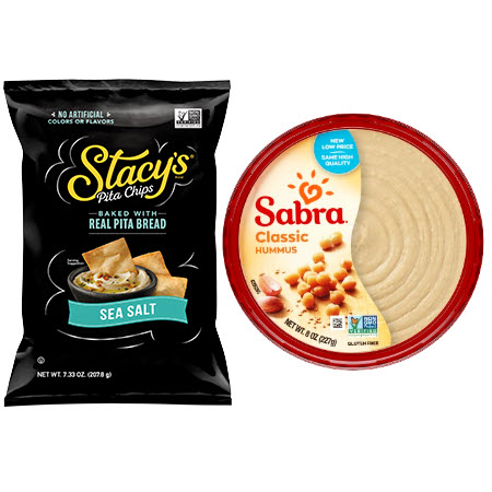 Save $2.00 on any TWO (2) Stacy's or Sabra Items 6.7-8-oz
