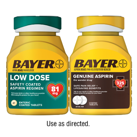 Save $1.50 on any ONE (1) Bayer&reg; Aspirin 50ct or larger
