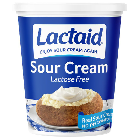Save $1.00 on any ONE (1) Lactaid Sour Cream 16oz