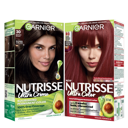 Save $5.00 on any TWO (2) Garnier® Nutrisse® haircolor products