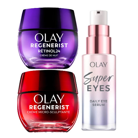Save $15.00 on any TWO (2) Olay Facial Moisturizer, Eye, Serum or Treatment (See Additional Details)