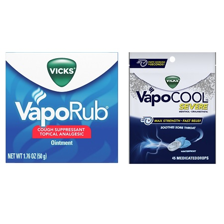 Save $1.00 on ONE (1) Vicks VapoRub, VapoShower, VapoStick, VapoInhaler, VapoBath or VapoCool Cough Drops