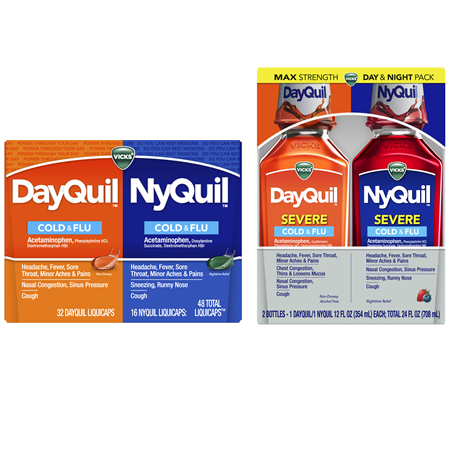Save $2.00 on any ONE (1) Vicks DayQuil, NyQuil or Formula 44 12-24 oz or 24-48 ct OR Vicks DayQuil/NyQuil Kids 8 oz 2 pk