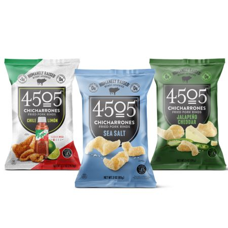Save $1.00 on any TWO (2) 4505 Chicharrones 2.7-3-oz of your choice
