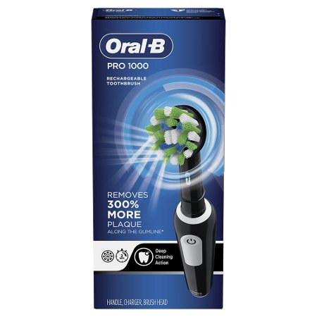 Save $10.00 on ONE Oral-B Rechargeable Electric Toothbrush (excludes Pro 500 and Vitality) AND ONE Oral-B Replacement Brush Heads 3ct or greater (excl