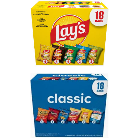 Save $3.70 on any ONE (1) FRITO LAY 15-18 count VARIETY PACK