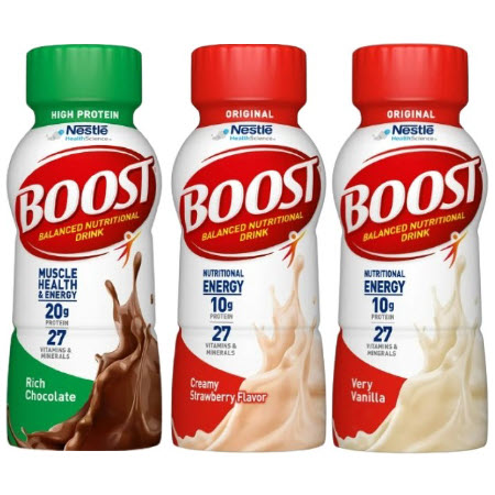 Save $5.00 on any TWO (2) Boost&reg; Nutritional Drink 4pk or larger