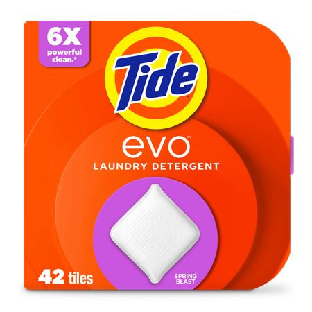 Save $3.00 on ONE Tide EVO Laundry Detergent 42 ct (excludes trial and travel size)