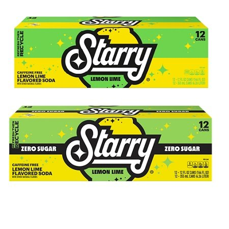 Save $1.00 on ONE (1)  Starry or Starry Zero Sugar 12-pk. 12-oz