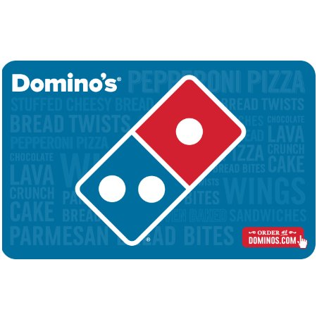 Buy a $50 Dominos Gift Card & save $10 when you purchase $25 or more of groceries