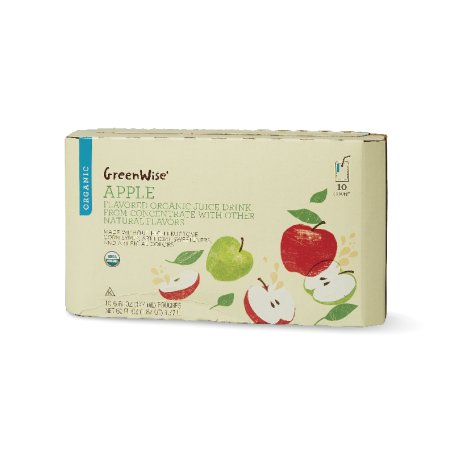 $1.50 Off The Purchase of Two (2) GreenWise Organic Apple Juice Drink From Concentrate, 10-ct. 6-oz pkg.