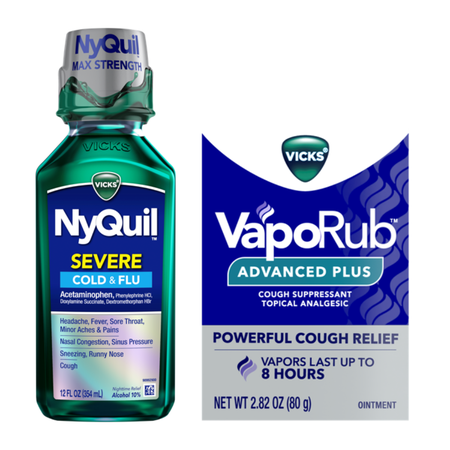 Save $1.50 on TWO DayQuil, NyQuil Adult & Kids, Sinex, Vapo, Vapo Drops, VapoCOOL Drops, Vapo Pops Kids (excludes 1oz, 4oz, 2ct & 8ct DayQuil or NyQui