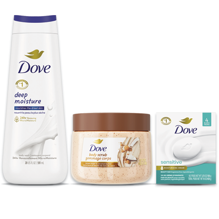 Save $2.00 on any ONE (1) Dove Body Wash (20oz+), Bar (4ct+), or Scrub (15oz) (excludes items and sizes not listed)