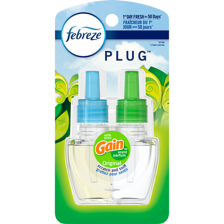 Save $2.50 on ONE Febreze Plug Refills (excludes trial/travel size).