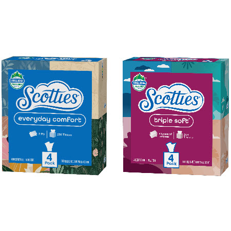 Save $2.00 on any ONE (1) Scotties® Facial Tissue Multipack