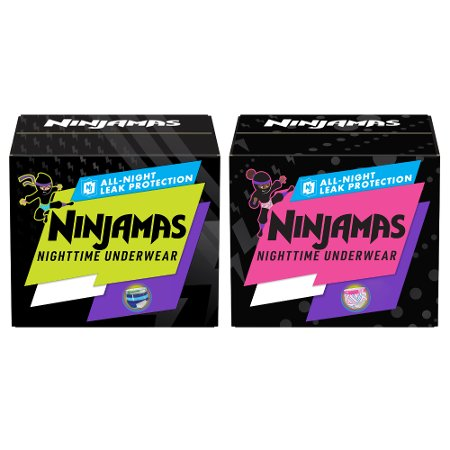 Save $2.00 on ONE Bag Ninjamas Nighttime Underwear (excludes trial/travel size).