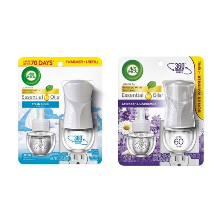 Save $3.00 on any ONE (1) AIR WICK&reg; Scented Oil Starter Kit