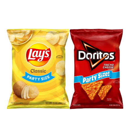 Save $2.00 on any ONE (1) Frito-Lay Party Size (8.12-17 oz)