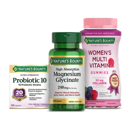 Save $1.00 on any ONE (1) Nature's Bounty Vitamin or Supplement