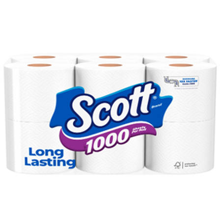 Save $2.00 on any ONE (1) Scott&reg; 1000 18ct or larger or Scott&reg; ComfortPlus 18 mega roll or larger