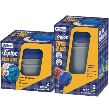 Save $1.50 on any ONE (1) Ziploc Twist n Loc Container