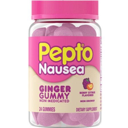 Save $1.00 on ONE Pepto Nausea Relief Gummy (excludes trial/travel size).