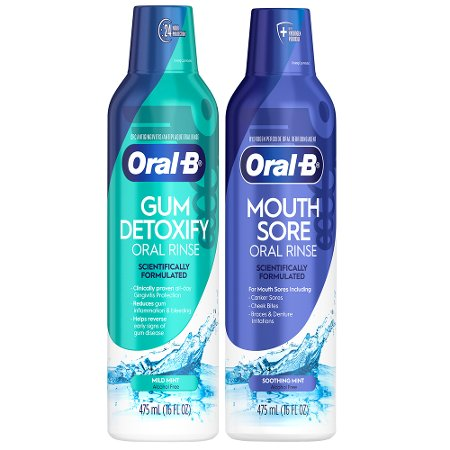Save $2.00 on TWO Oral-B 475 mL (16 oz) or larger Mouthwash.