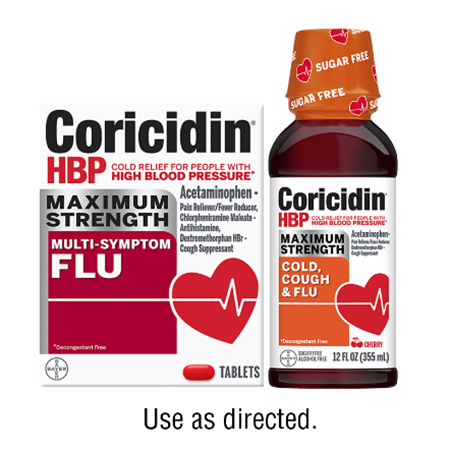 Save $2 on any ONE (1) Coricidin&reg; 16ct or larger OR 12oz or larger
