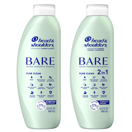 Save $3.00 on any ONE (1) Head & Shoulders Bare Shampoo (excludes Classic Collections, Clinical, Supreme, Treatments and trial/travel size)