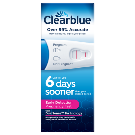Save $1.00 on ONE Clearblue Visual Pregnancy Test.