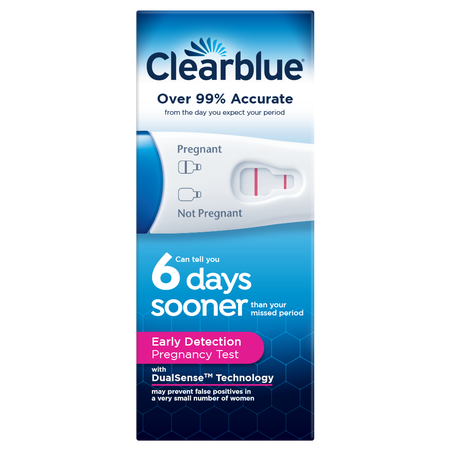 Save $1.00 on ONE Clearblue Visual Pregnancy Test.