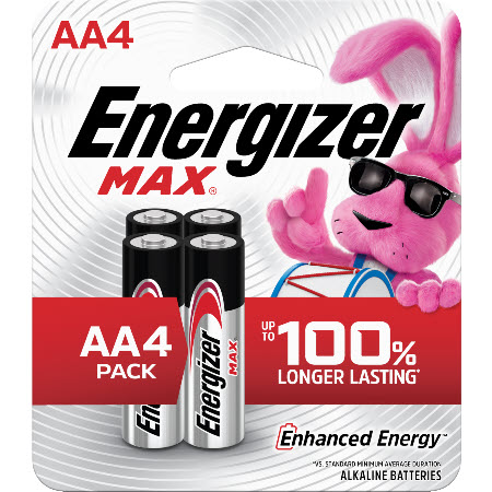 Save $1.50 on any ONE (1) Energizer&reg; Max AA or AAA 4-pack