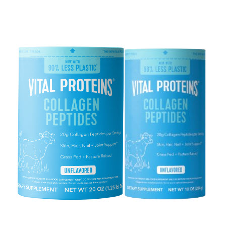 Save $5.00 on any ONE (1) Vital Proteins&reg; Collagen Peptides Powder Canister (Unflavored or Flavored)