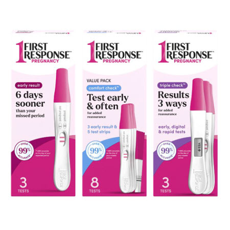 Save $5.00 on any ONE (1) First Response Pregnancy Test, 2ct or greater