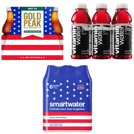 Save $5.00 when you spend $25.00 on participating items .5L 6pk Gold Peak, .5L 6pk Vitaminwater, 1L 6pk Smartwater